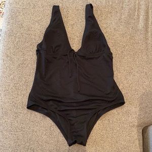 Black One Piece Target Swim Suit